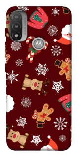 Чохол на Motorola Moto E20 Новорічний v6 фото 1 з 1