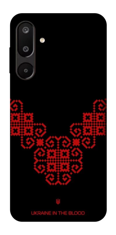 Чохол на Samsung Galaxy M16 5G Чорно-червона вишиванка фото 1 з 1