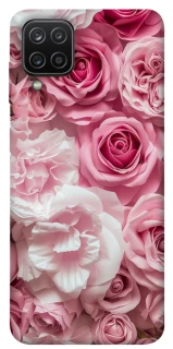 Чохол на Samsung Galaxy A12 Рожеві Квіти фото 1 з 1