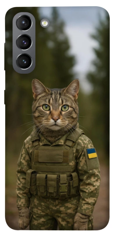 Чохол на Samsung Galaxy S21 Кіт захисник фото 1 з 1