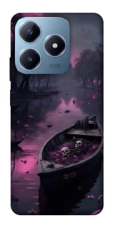 Чехол на Realme C63 Boat and flamingo фото 1 из 1