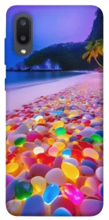 Чохол на Samsung Galaxy A02 Каміння світиться на березі фото 1 з 1