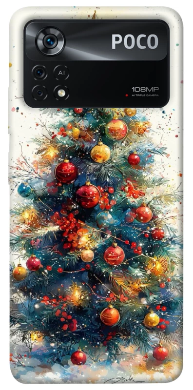 Чохол на Xiaomi Poco X4 Pro 5G Новорічний v36 фото 1 з 1