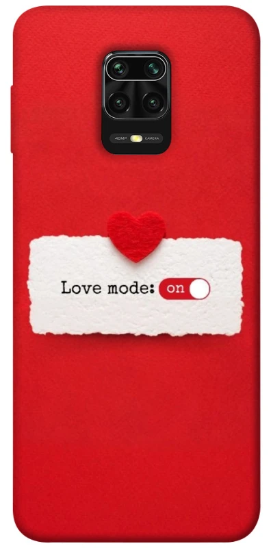 Чохол на Xiaomi Redmi Note 9s / Note 9 Pro / Note 9 Pro Max Love Mode ON фото 1 з 1