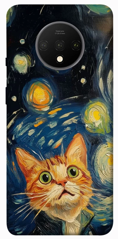 Чехол на OnePlus 7T paint cat фото 1 из 1