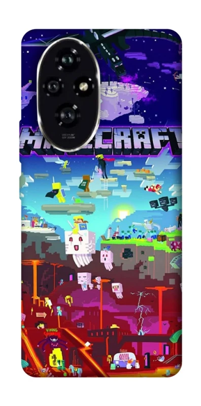Чохол на Honor 200 Minecraft world фото 1 з 1