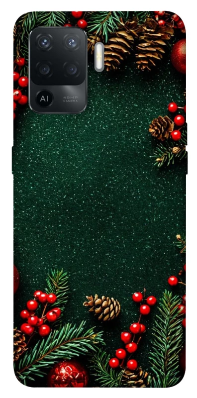 Чехол на Oppo Reno 5 Lite Новогодний v30 фото 1 из 1