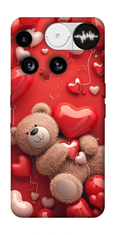 Чохол на Nothing Phone (3) bear in hearts фото 1 з 1