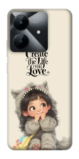 Чохол на Realme Note 60x Create the life you love фото 1 з 1