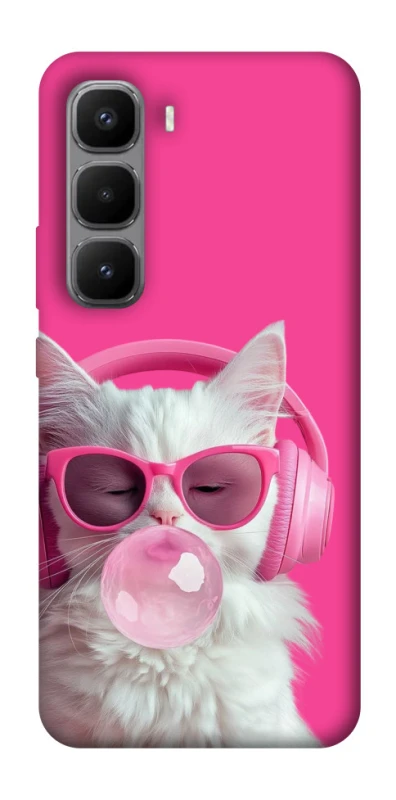 Чохол на Infinix Hot 60 Pro+ Pink kitty фото 1 Чохол на Infinix Hot 60 Pro+ Pink kitty фото 1 з 1