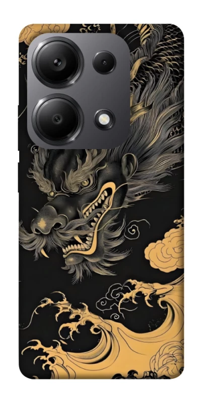Чехол на Xiaomi Redmi Note 13 Pro 5G gold dragon фото 1 из 1