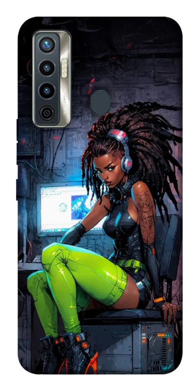 Чохол на TECNO Camon 17 Cyber girl фото 1 з 1