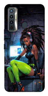 Чохол на TECNO Camon 17 Cyber girl фото 1 з 1