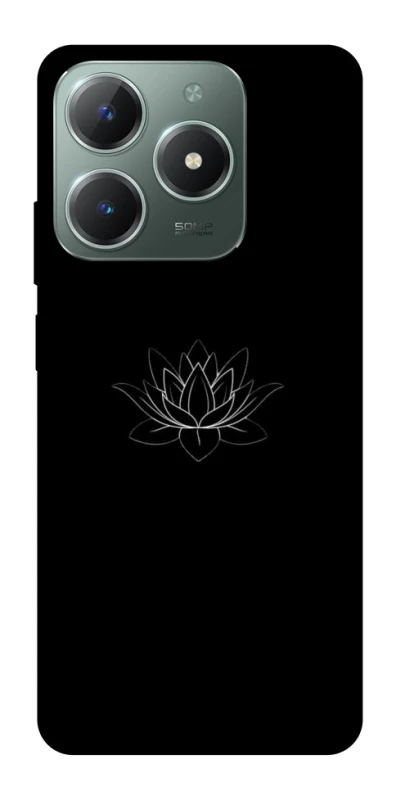 Чохол на Realme C61 Black Lotus фото 1 з 1