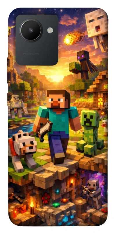 Чохол на Realme C30s Minecraft v6 фото 1 з 1