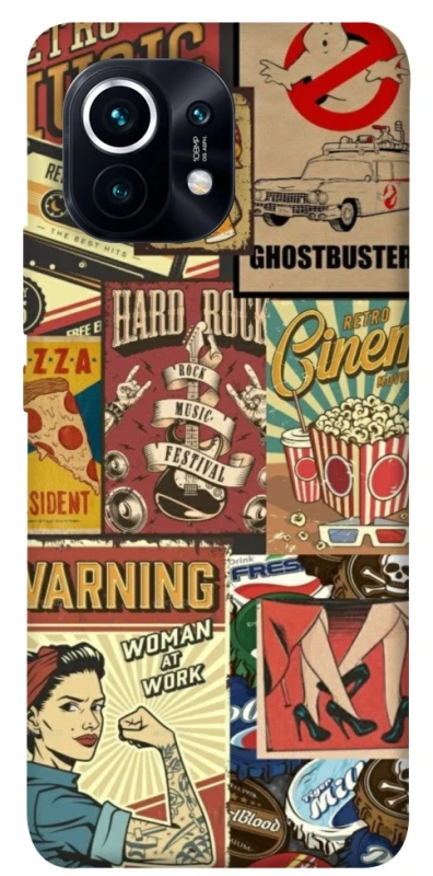 Чохол на Xiaomi Mi 11 Retro collage ver.2 фото 1 з 1