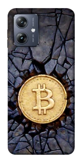 Чохол на Motorola Moto G54 Bitcoin cracks фото 1 Чохол на Motorola Moto G54 Bitcoin cracks фото 1 з 1