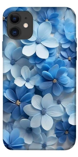 Чехол на Apple iPhone 11 (6.1") Синие цветы фото 1 из 1
