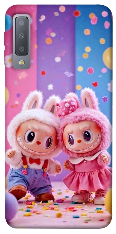 Чохол на Samsung A750 Galaxy A7 (2018) Labubu twins ver.3 фото 1 з 1