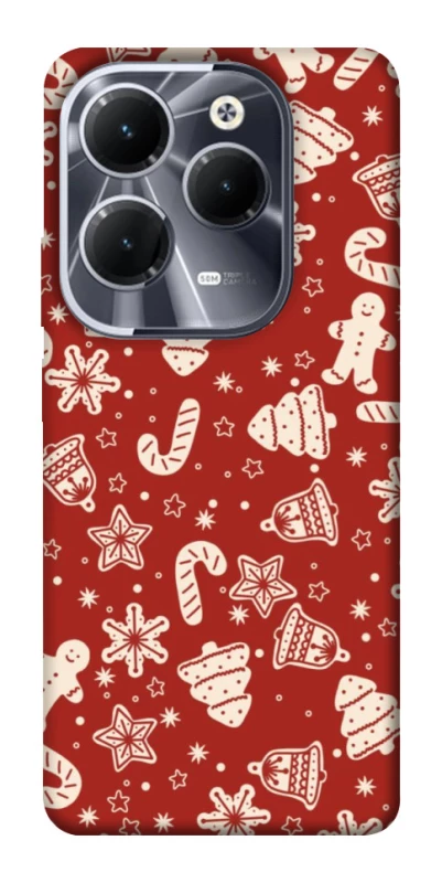 Чехол на Infinix Hot 40 Pro Новогодний v3 фото 1 из 1