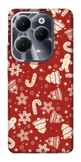 Чехол на Infinix Hot 40 Pro Новогодний v3 фото 1 из 1