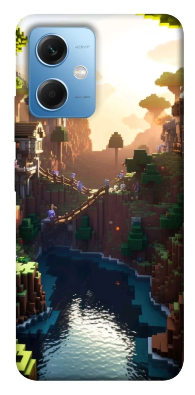 Чохол на Xiaomi Poco X5 5G Minecraft sunset фото 1 з 1