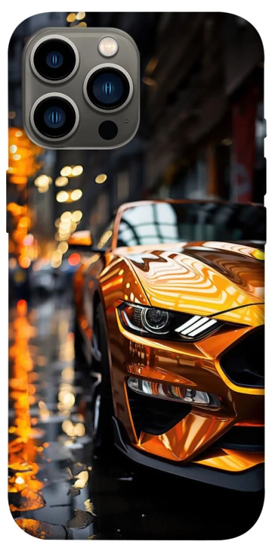 Чохол на Apple iPhone 13 Pro Max (6.7") Golden sports car фото 1 з 1