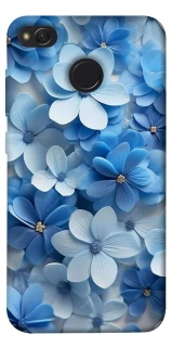 Чехол на Xiaomi Redmi 4X Синие цветы фото 1 из 1