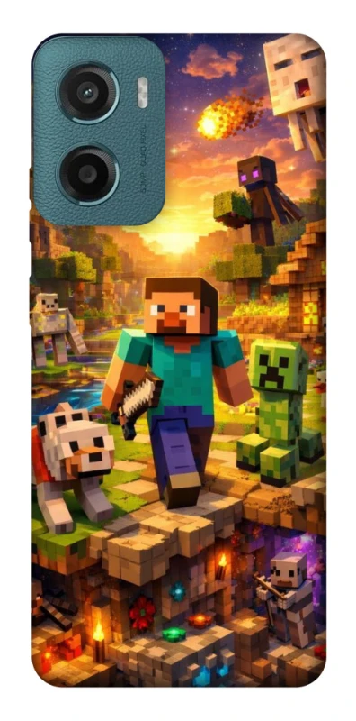 Чохол на Motorola Moto G06 Minecraft v6 фото 1 з 1