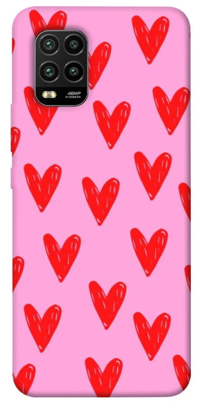 Чохол на Xiaomi Mi 10 Lite Red hearts 2 фото 1 з 1