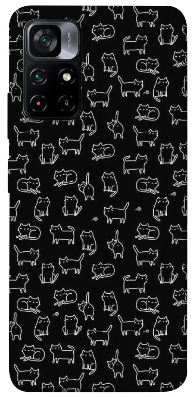 Чохол на Xiaomi Poco M4 Pro 5G Black Cats фото 1 з 1