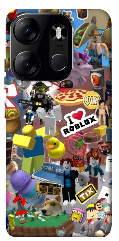 Чохол на Tecno Spark Go 2023 Roblox collage ver.5 фото 1 з 1
