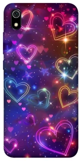 Чохол на Xiaomi Redmi 7A Drawn hearts фото 1 з 1