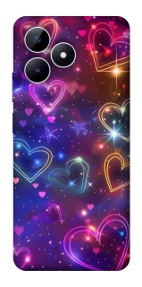 Чохол на Realme Note 50 5G Drawn hearts фото 1 з 1