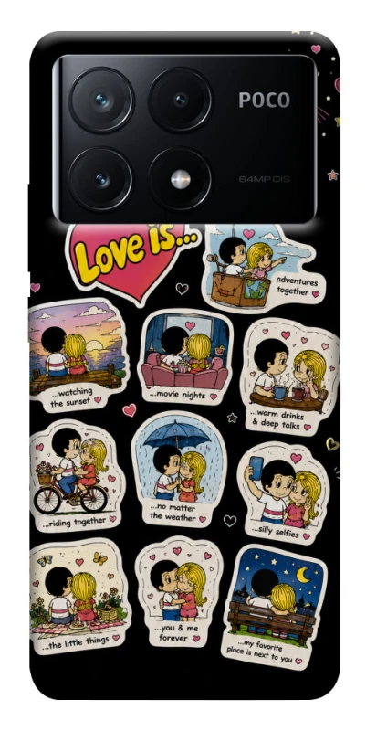 Чохол на Xiaomi Poco X6 Love is ver.4 фото 1 з 1