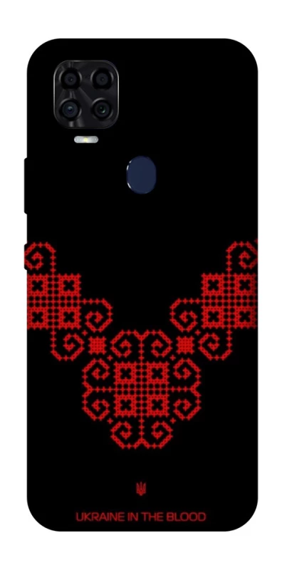 Чохол на ZTE Blade v2020 Чорно-червона вишиванка фото 1 з 1