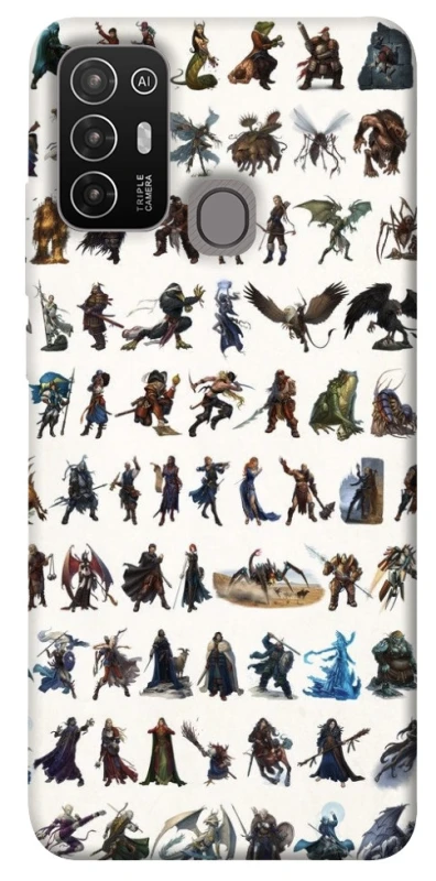 Чехол на ZTE Blade A52 Character Selection фото 1 из 1