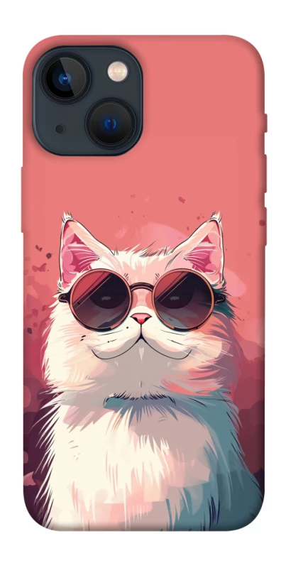 Чехол на Apple iPhone 13 mini (5.4") Сat with glasses фото 1 из 1