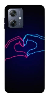 Чохол на Motorola Moto G54 Neon love фото 1 Чохол на Motorola Moto G54 Neon love фото 1 з 1
