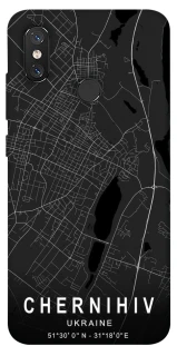 Чохол на Xiaomi Mi 8 Chernihiv map фото 1 з 1