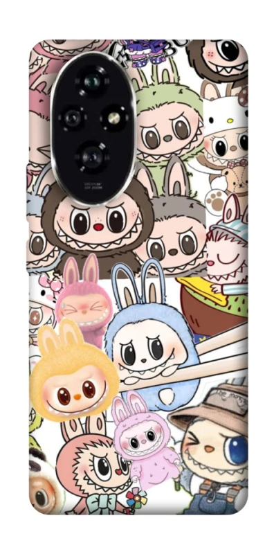 Чохол на Honor 200 All Labubus фото 1 з 1