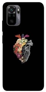 Чохол на Xiaomi Redmi Note 10 / Note 10s Heart with flowers фото 1 з 1