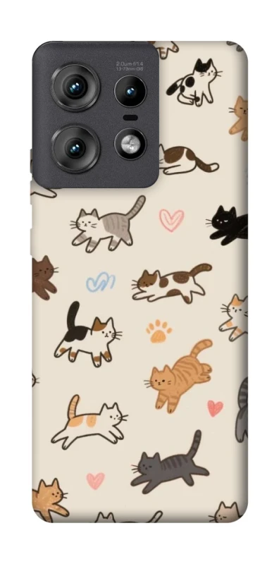 Чохол на Motorola Edge 50 Pro Cat style ver.2 фото 1 з 1