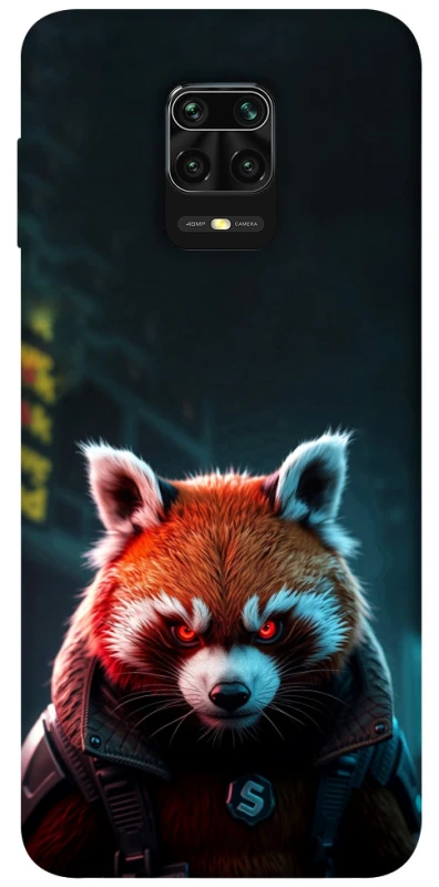 Чохол на Xiaomi Redmi Note 9s / Note 9 Pro / Note 9 Pro Max Cyber Red Panda фото 1 з 1