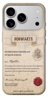 Чехол на Apple iPhone 18 Pro Max The Hogwarts acceptance letter фото 1 из 1