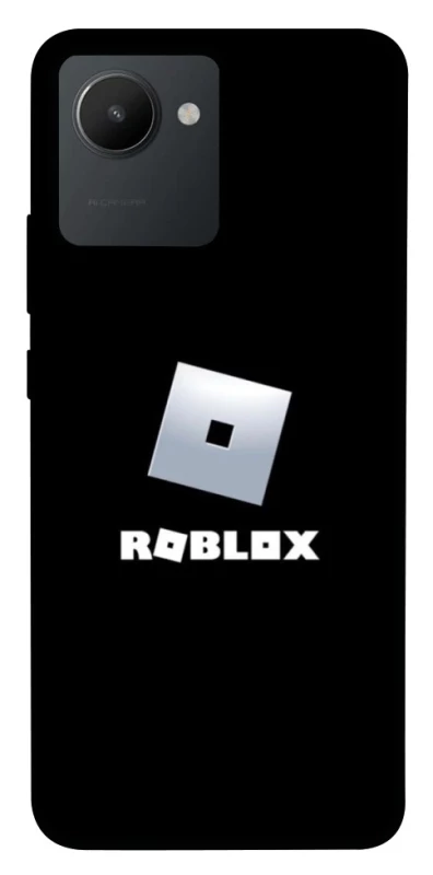 Чохол на Realme C30s Roblox logo black фото 1 з 1