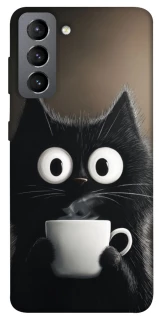 Чохол на Samsung Galaxy S21 FE morning cat фото 1 з 1
