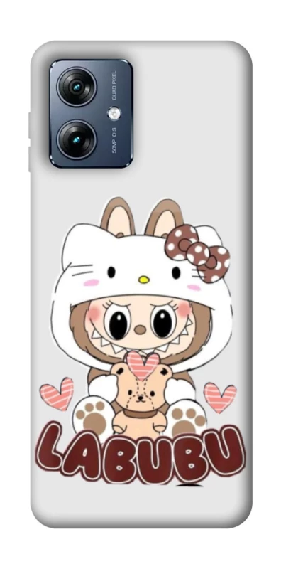 Чехол на Motorola Moto G54 Power Hello Kitty Labubu фото 1 из 1