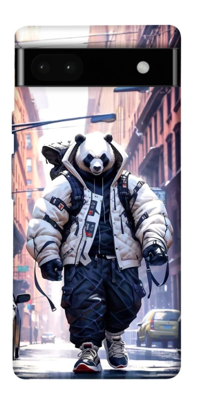 Чехол на Google Pixel 6a Панда курьер фото 1 из 1