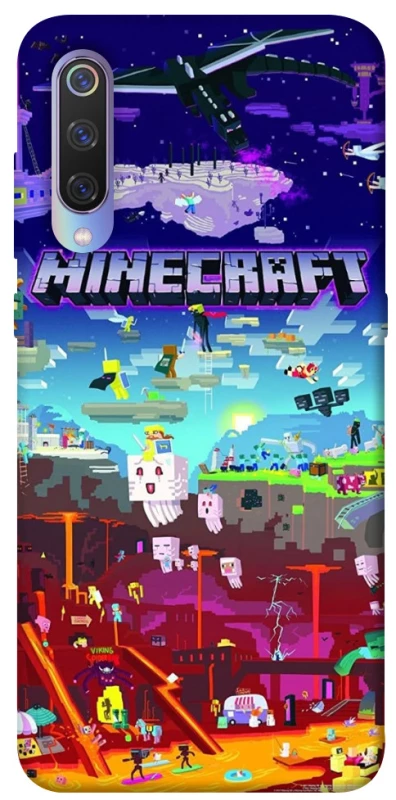 Чохол на Xiaomi Mi 9 Minecraft world фото 1 з 1